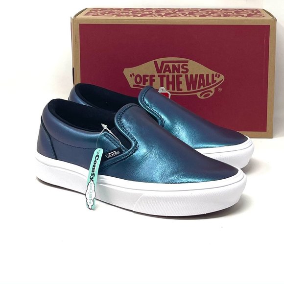 VANS Shoes Comfy Cush Mystic Night Sky Color Metal Touch Shoes Women VN0A3WMD8U5 - Picture 7 of 12